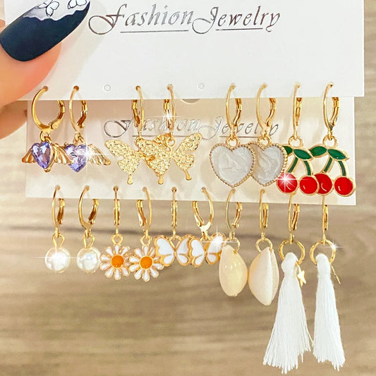 Colorful Earrings Set